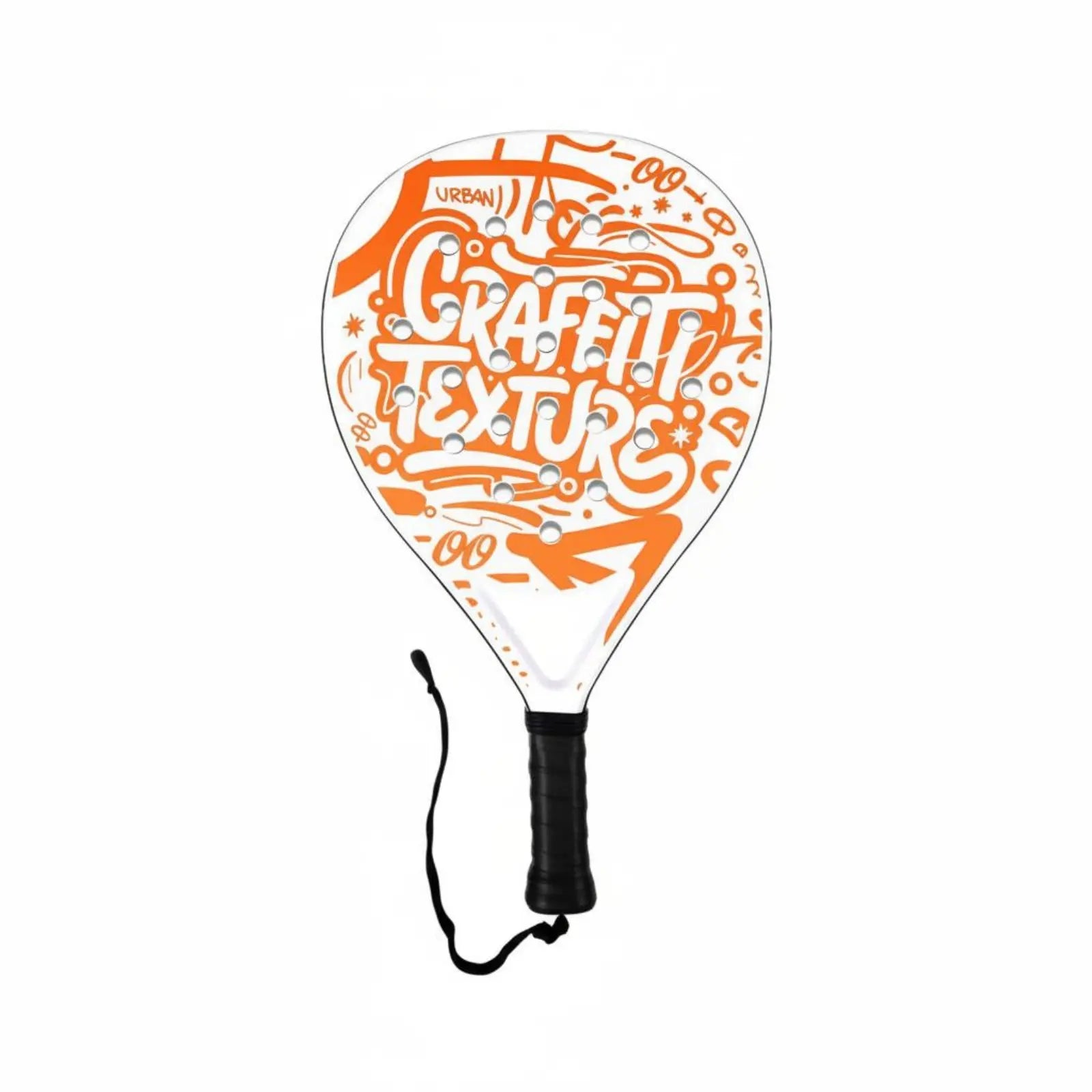 Beginner Padel Paddle Strong Bounce Lightweight Padel Racket Sport Racket Paddle Racquet Kit Shock Absorbing Enlarged Sweet Area
