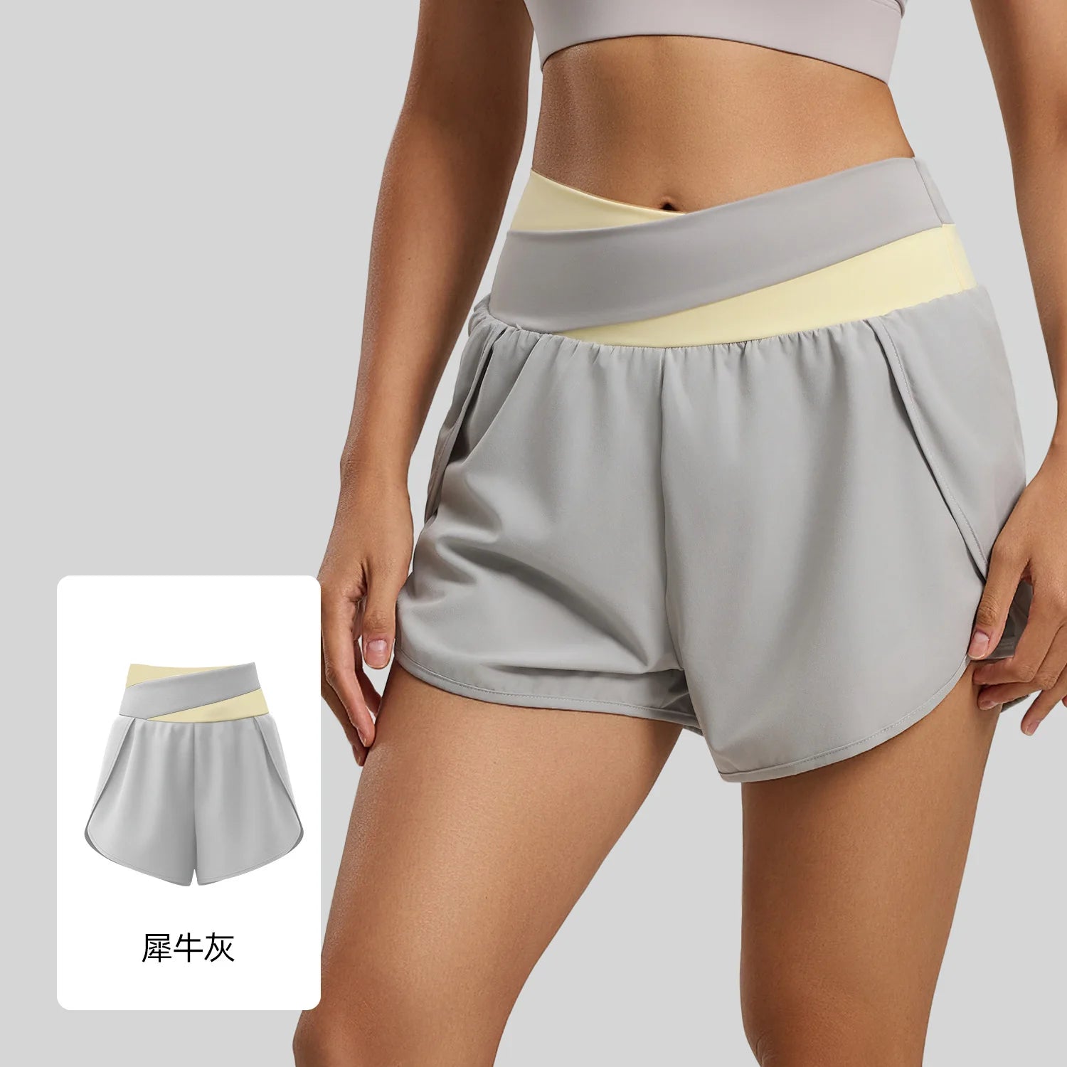 Breathable High Waist Yoga Tennis Shorts with Pocket Women's Lightweight Quick-dry Elestic Golf Athletic Fitness Running Shorts