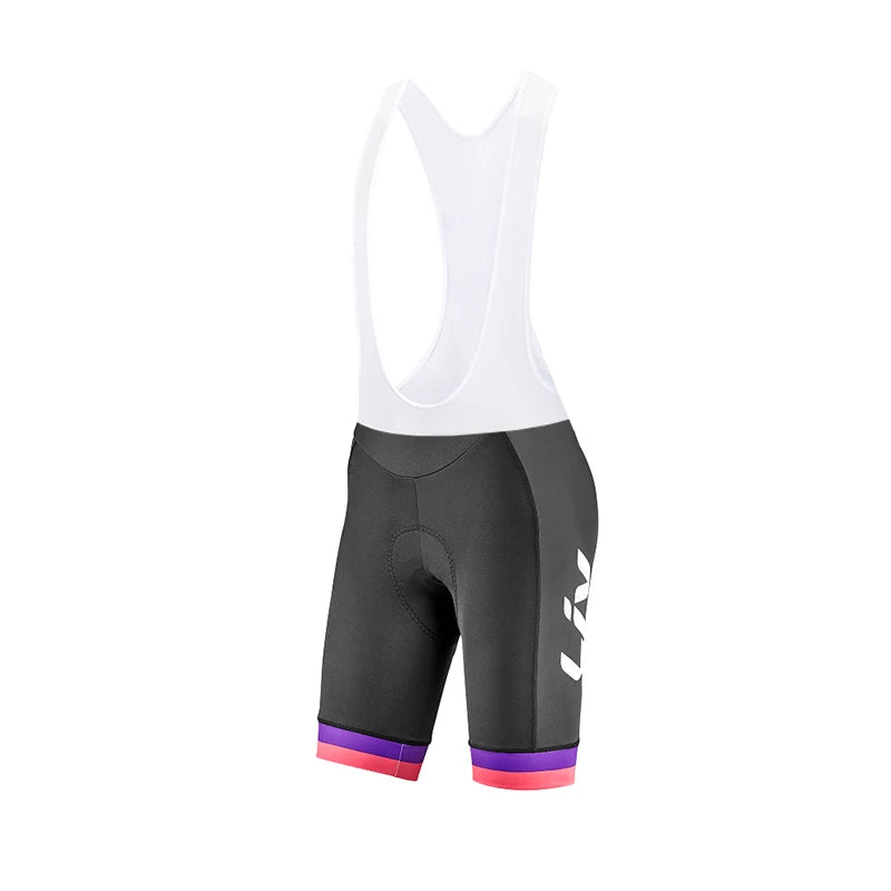 LIV, pantalones cortos de ciclismo para mujer, pantalones cortos deportivos ajustados estándar para bicicleta, acolchado de gel, pantalones cortos de ciclismo de montaña para mujer, pantalones.