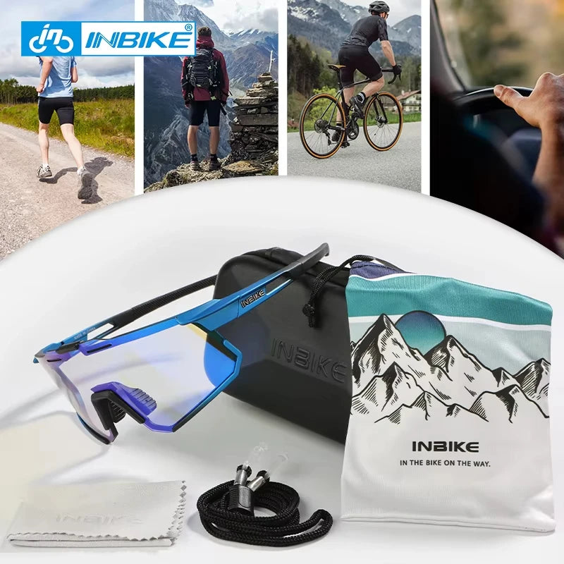 Gafas de Ciclismo Fotocromáticas INBIKE – Día y Noche para MTB y Carretera