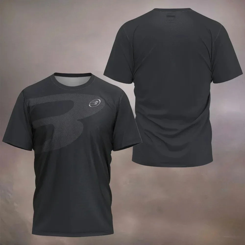 2026 New Padel Tennis Sports Jersey Men's T-Shirt Women Badminton Quick Drying Tops Summer Breathable Tees Padel Short Sleeve