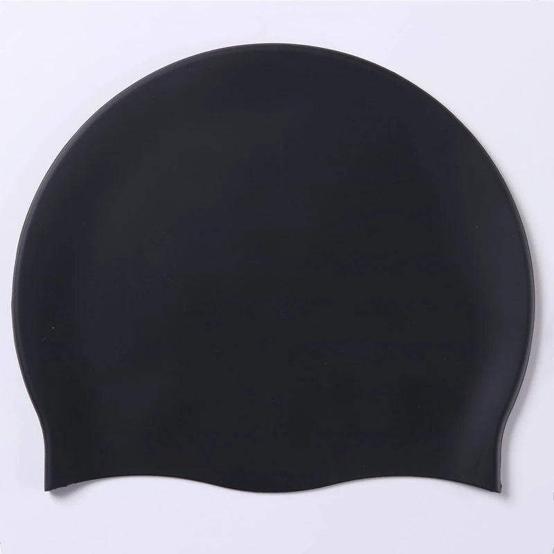 Silicone World Silicone Swimming Cap Men Women Long Hair Waterproof Color Sports High Elastic Adults Swim Pool Hat Diving Hat