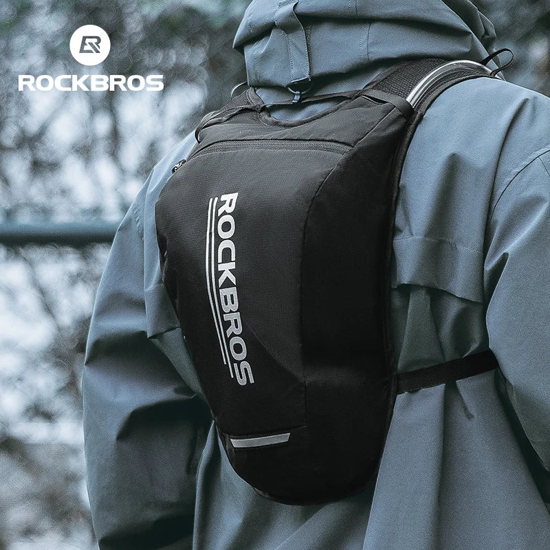 Mochila de Hidratación ROCKBROS 2L – Reflectante para Ciclismo y Running