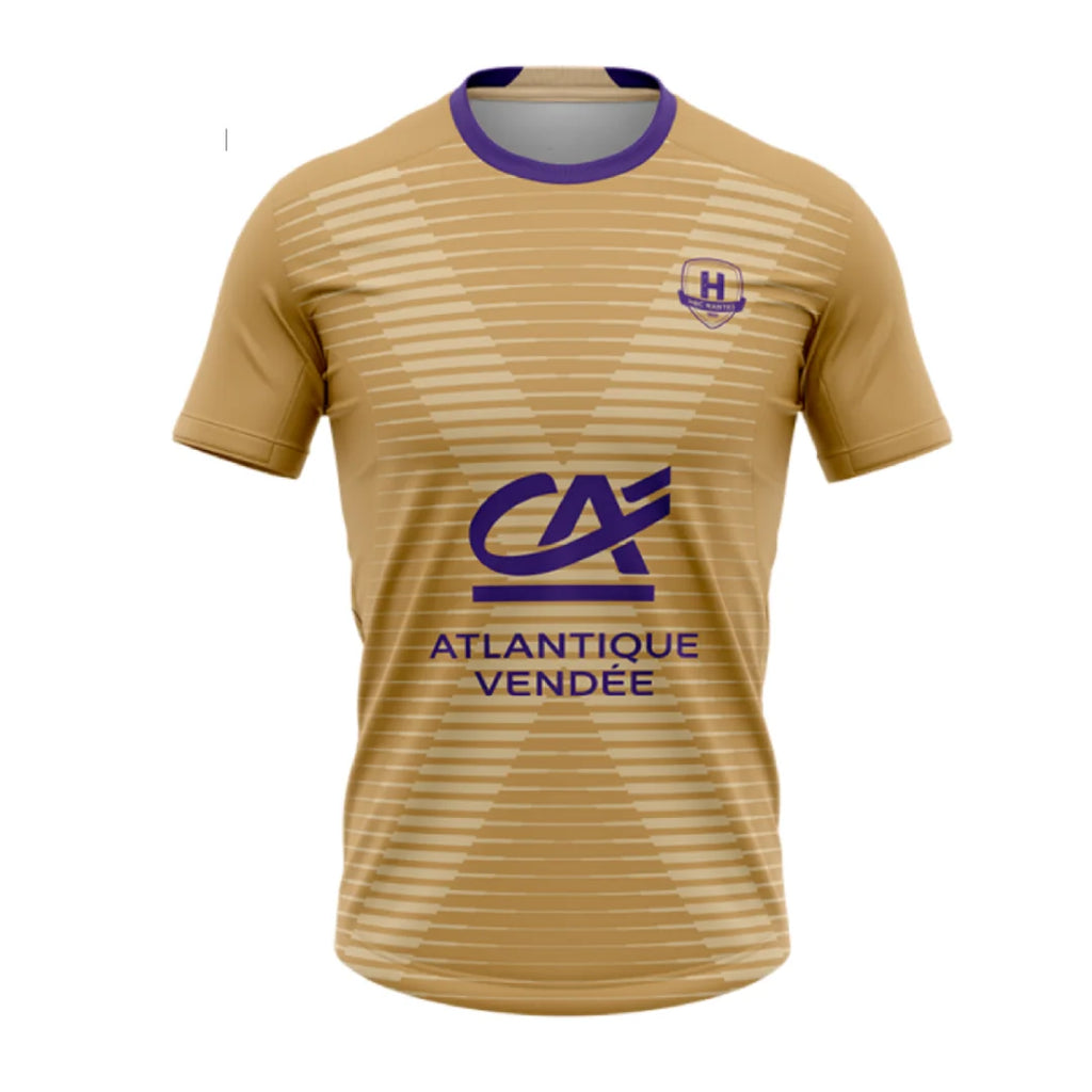25-26 HBC Nantes Handball jersey Competition Training Kit Summer Sports Dry Quickly Men's T-Shirt Kid's Clothing Tee Woman