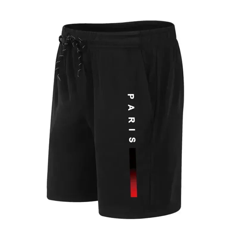 Men's Sports Shorts, Breathable, Quick Drying, for Badminton, Color Black, for Training, Running and Fitness, Summer 2026