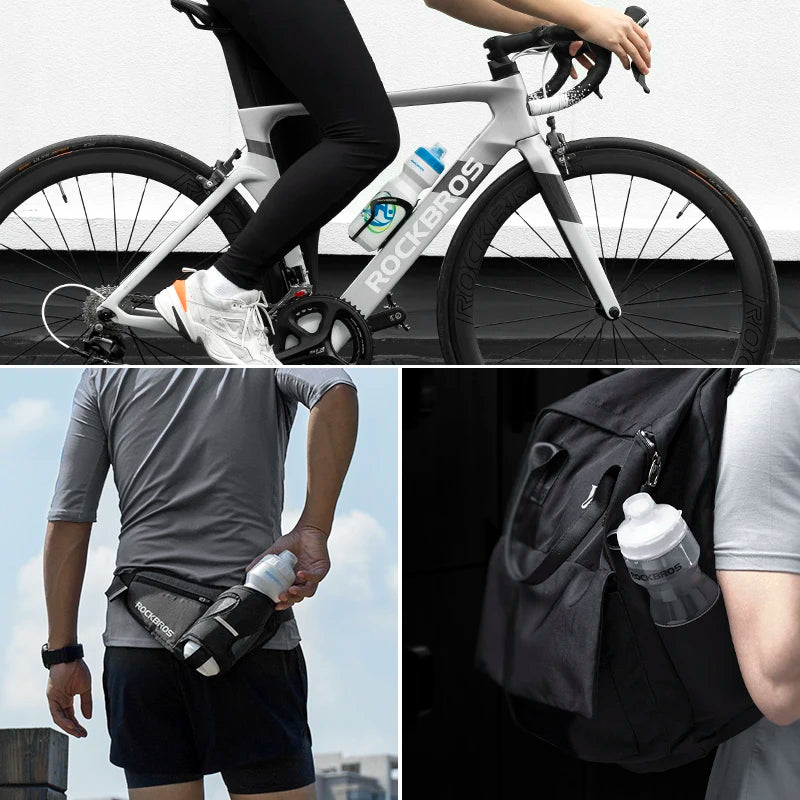 Botella de Agua ROCKBROS para Bicicleta MTB y Carretera – Gran Capacidad
