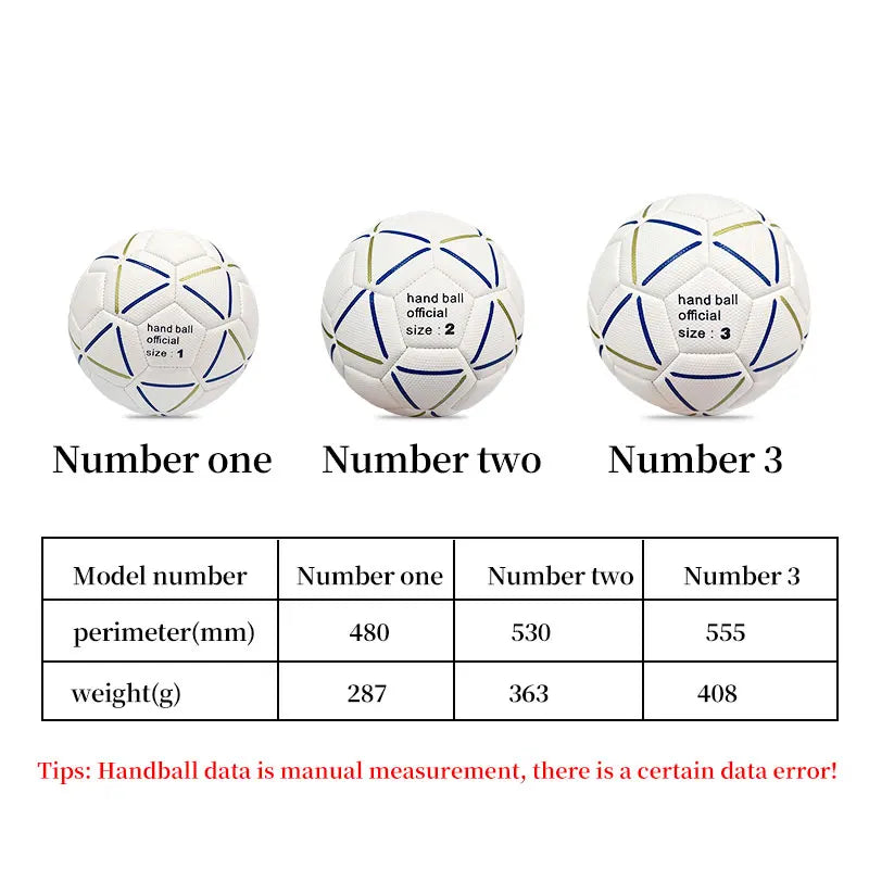 Competition inflatable handball 1/2/3PU Indoor training wear resistant handball