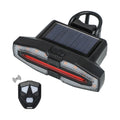 Luz trasera recargable para bicicleta con intermitentes, luz trasera inalámbrica con control remoto, luz de advertencia para ciclismo nocturno.