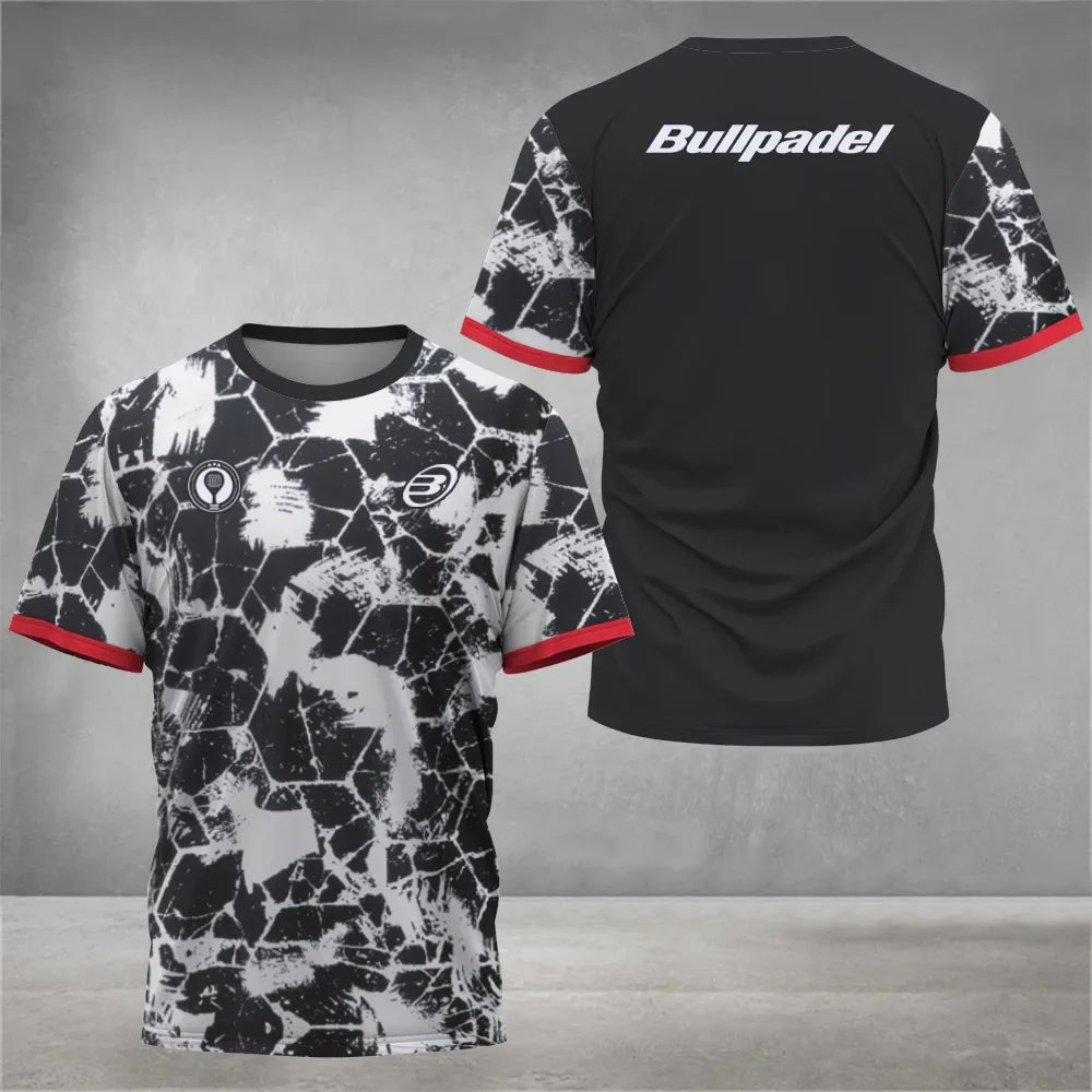 Cool Padel Breathable Short Sleeve Summer Quick Dry Short Sleeve Street Men's Top Outdoor Tennis T Shirt New Fitness Collection