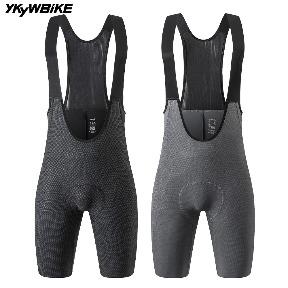 YKYWBIKE 2026 Cycling Bib Shorts Summer Men Seamless Bicycle Bibs Short Pants Japan Padding 7 Hours Riding Road Bike Bib Shorts