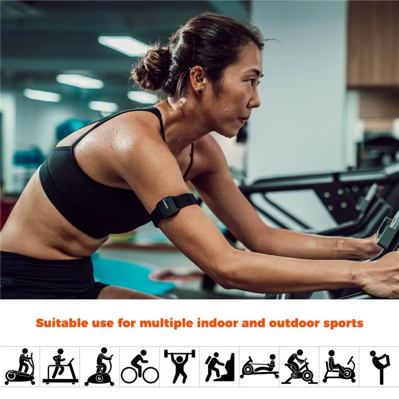 Sensor de Frecuencia Cardíaca COOSPO HW706 – Óptico de Muñeca con Bluetooth 4.0 y ANT+ para Garmin y Wahoo