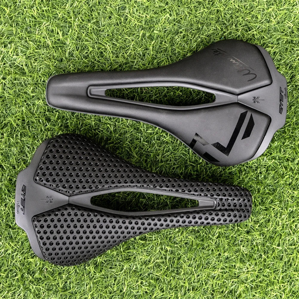 Sillín de bicicleta RYET impreso en 3D, 120 g, cojín de carbono, asiento de bicicleta superligero para MTB, gravel y bicicleta de carretera. Accesorios de ciclismo.
