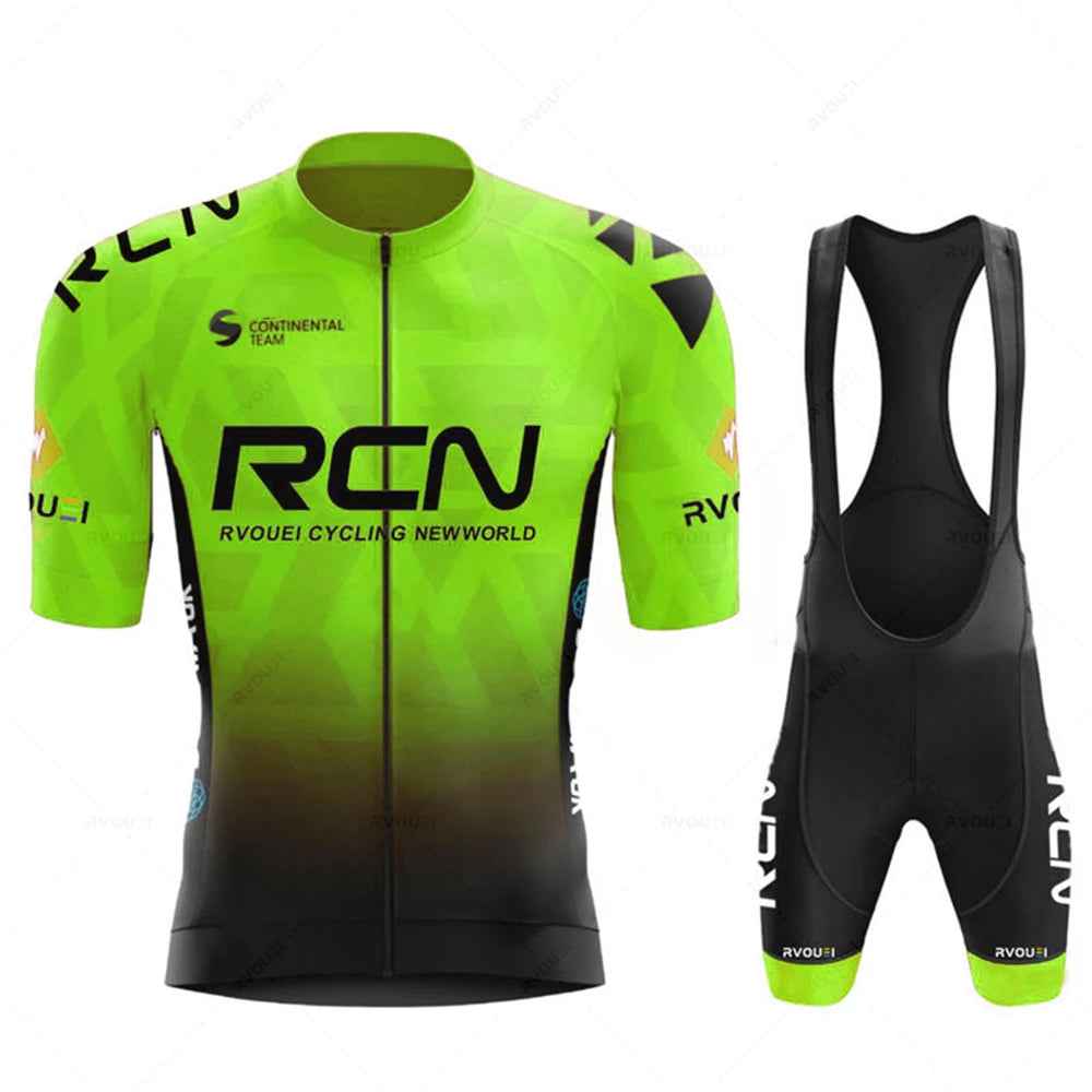 Conjunto de maillot de ciclismo Rvouei Team 2026, traje de ciclismo de carretera transpirable para verano, uniforme de ciclismo de montaña, ropa deportiva nueva.