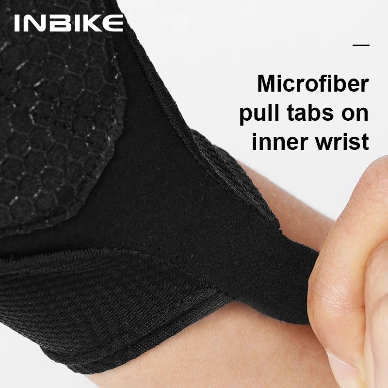 Guantes de Ciclismo INBIKE Unisex – Medio Dedo Ligeros para MTB y Deporte
