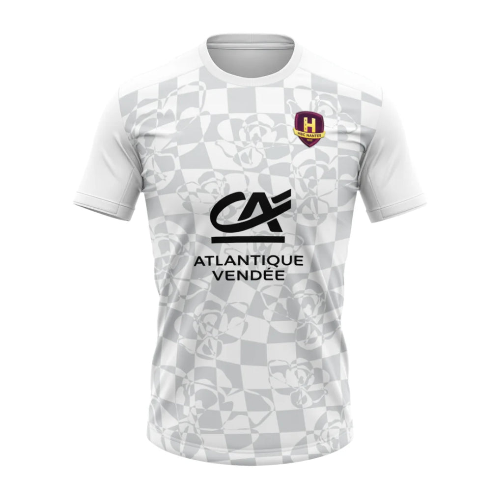 25-26 HBC Nantes Handball jersey Competition Training Kit Summer Sports Dry Quickly Men's T-Shirt Kid's Clothing Tee Woman