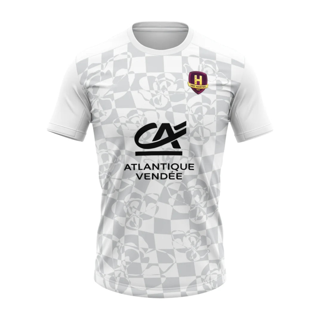 25-26 HBC Nantes Handball jersey Competition Training Kit Summer Sports Dry Quickly Men's T-Shirt Kid's Clothing Tee Woman