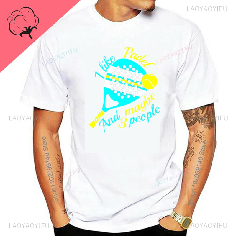 Porque Pierdo Al Padel Divertido Tshirt Funny Cotton T Shirt Casual Soft Premium Men Clothing Shirt Graphic Tee Shirt Summer Top