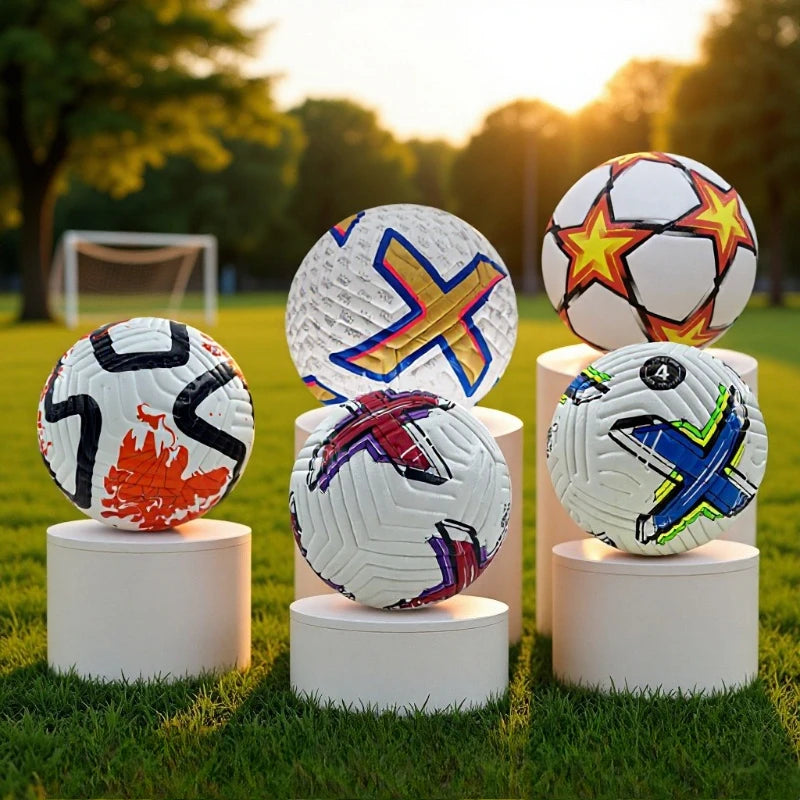 High Quality Soccer Balls Official Size 4PU Material Seamless Goal Team Outdoor Match Game Football Training Ballon De Foot