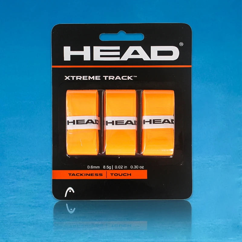 6PCS HEAD Tennis Overgrips Sweatband Absorption Grip Tennis Racket Hand Glue PU Anti-slip Racket Handle Strap Sweat Absorbent