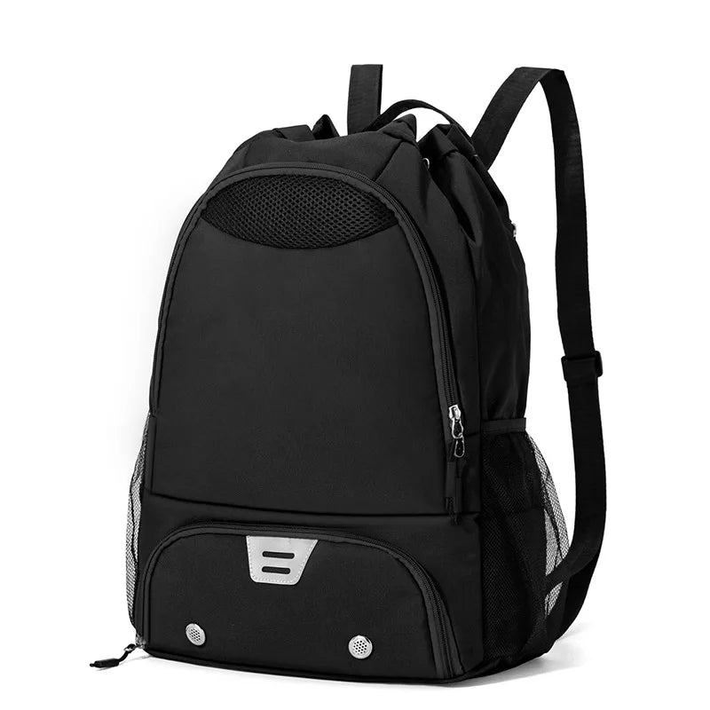 21L Large Capacity Basketball Sports Backpack Waterproof Shoe Compartment Drawstring Storage Bag Men Travel Cycling Camping Bags