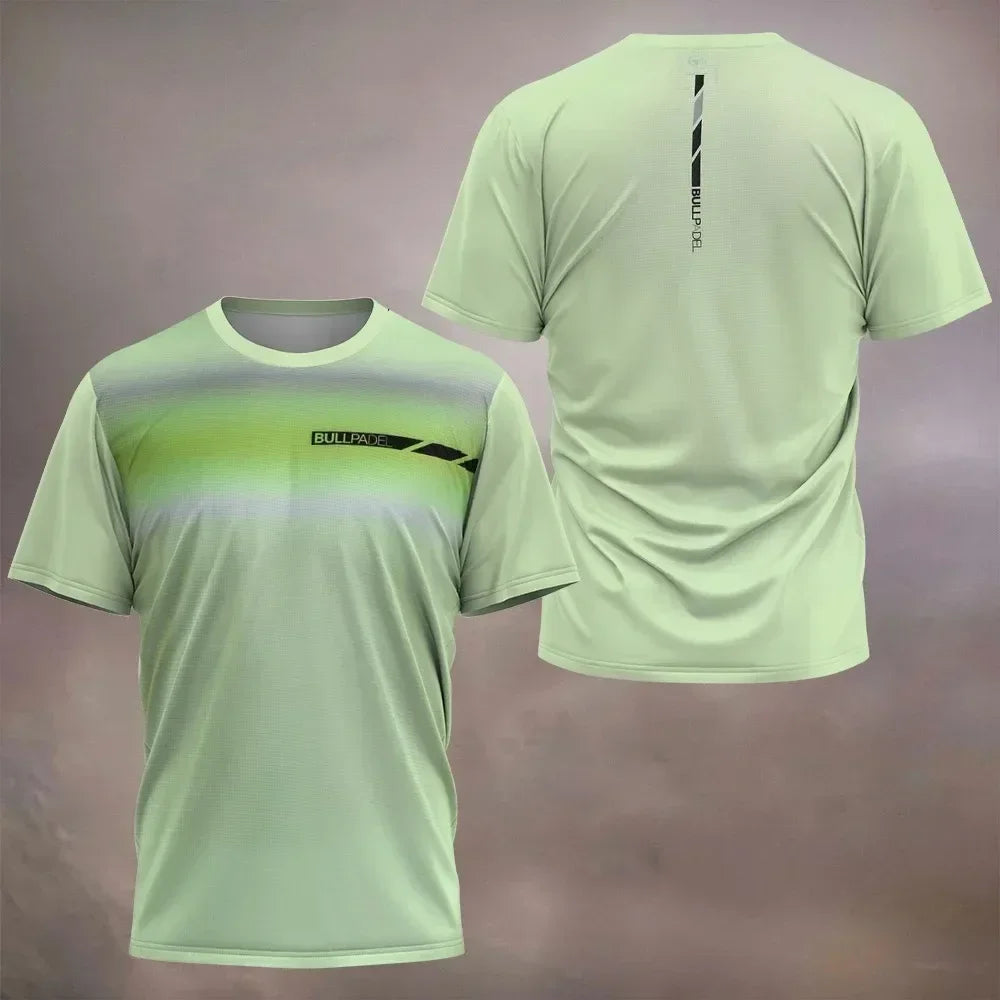 2026 New Padel Tennis Sports Jersey Men's T-Shirt Women Badminton Quick Drying Tops Summer Breathable Tees Padel Short Sleeve