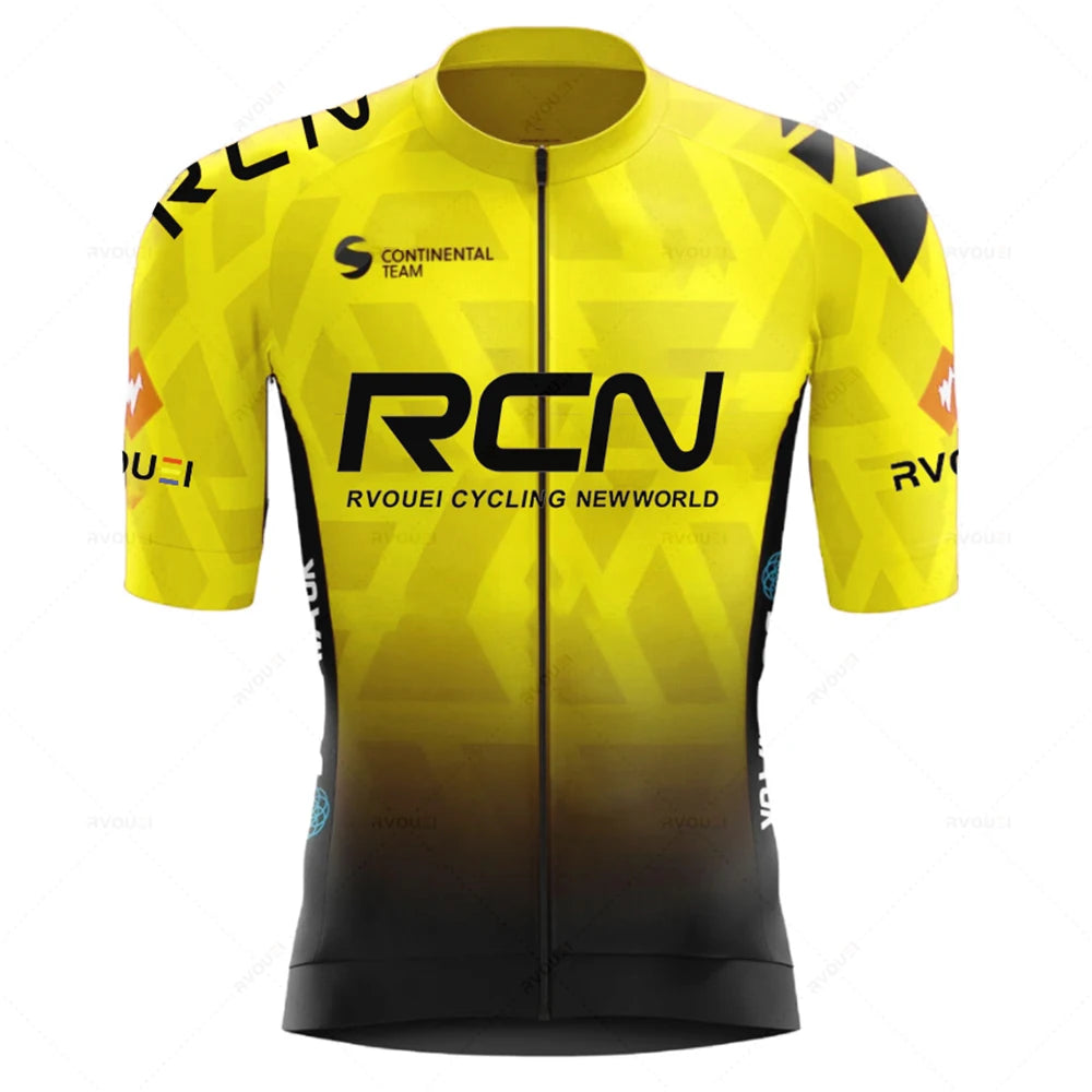 Conjunto de maillot de ciclismo Rvouei Team 2026, traje de ciclismo de carretera transpirable para verano, uniforme de ciclismo de montaña, ropa deportiva nueva.