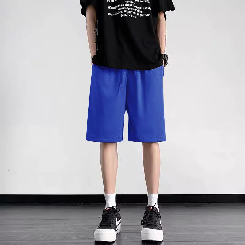 NEW 2026 Solid Football Training Shorts Men's Summer Bottoms Running Basketball Soccer Shorts male Tennis Badminton Sports Short