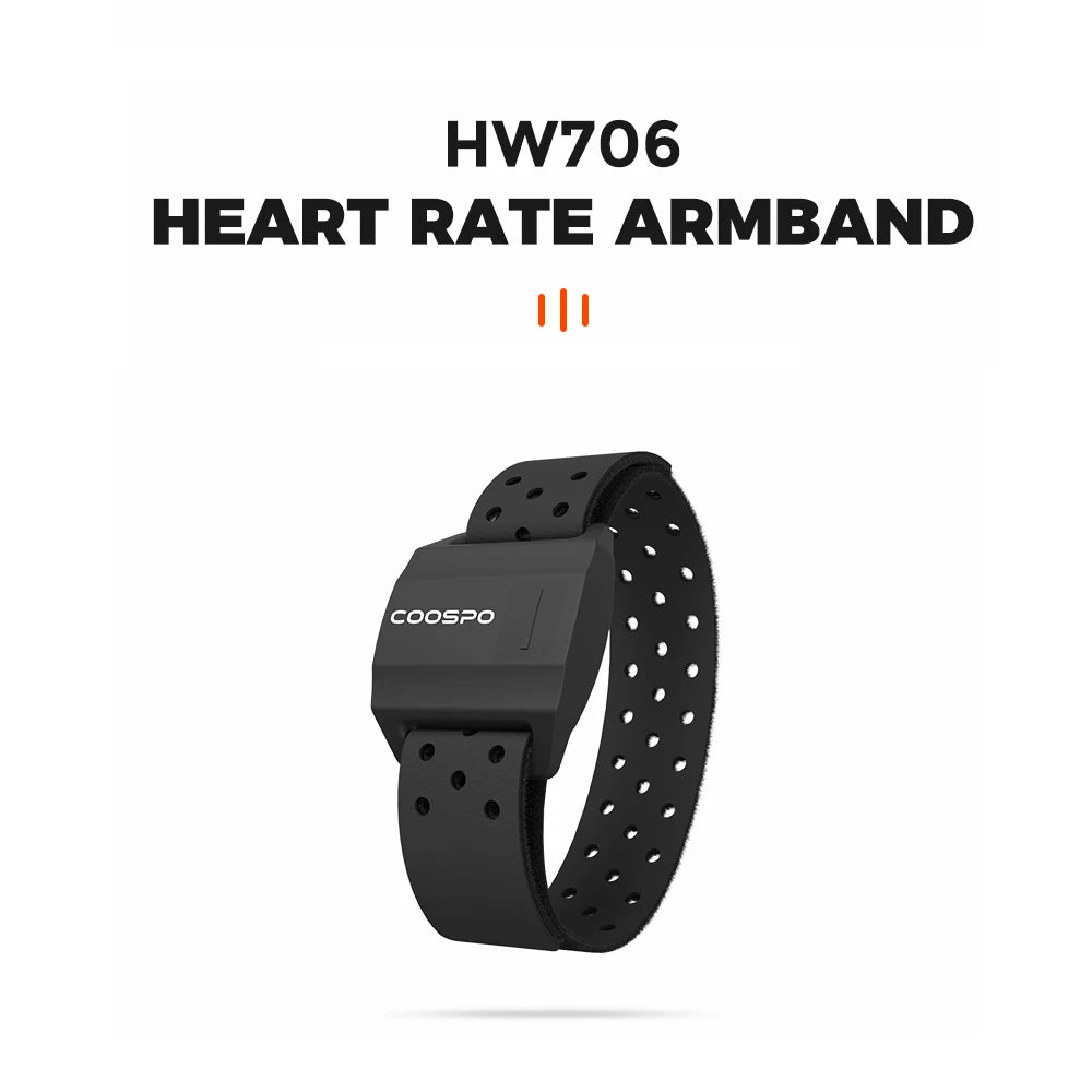 Sensor de Frecuencia Cardíaca COOSPO HW706 – Óptico con Bluetooth y ANT+