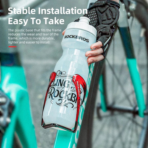 ROCKBROS Bicycle Water Bottle Cage MTB Road Bike Bottle Holder Bracket PC Colorful Cycling Bottle Cage Bicycle Accessory