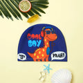 Children Cartoon Swimming Cap Kids Elastic Fabric Swiming Pool Water Sport Protect Ears Hat Swim Bathing Hats Caps Boys Girls