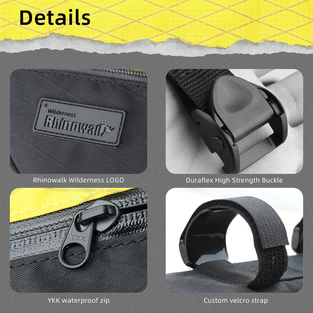 Rhinowalk Bicycle Frame Bag Rainproof Cycling Triangle Pouch Crossbeam Bag For MTB&Road Bike With 17 Inch or Larger Frame Length