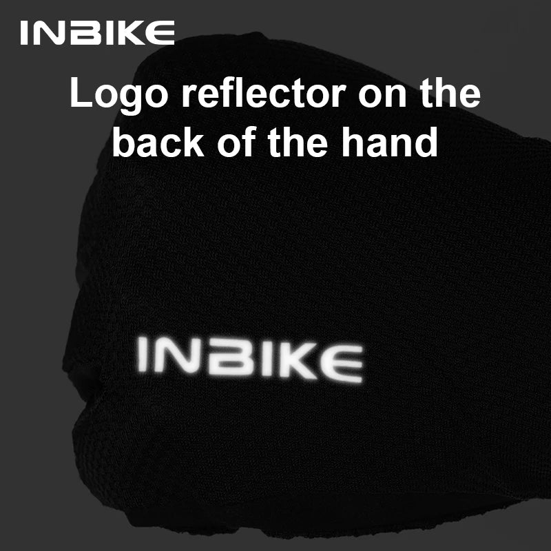 Guantes de Ciclismo INBIKE Unisex – Medio Dedo Ligeros para MTB y Deporte
