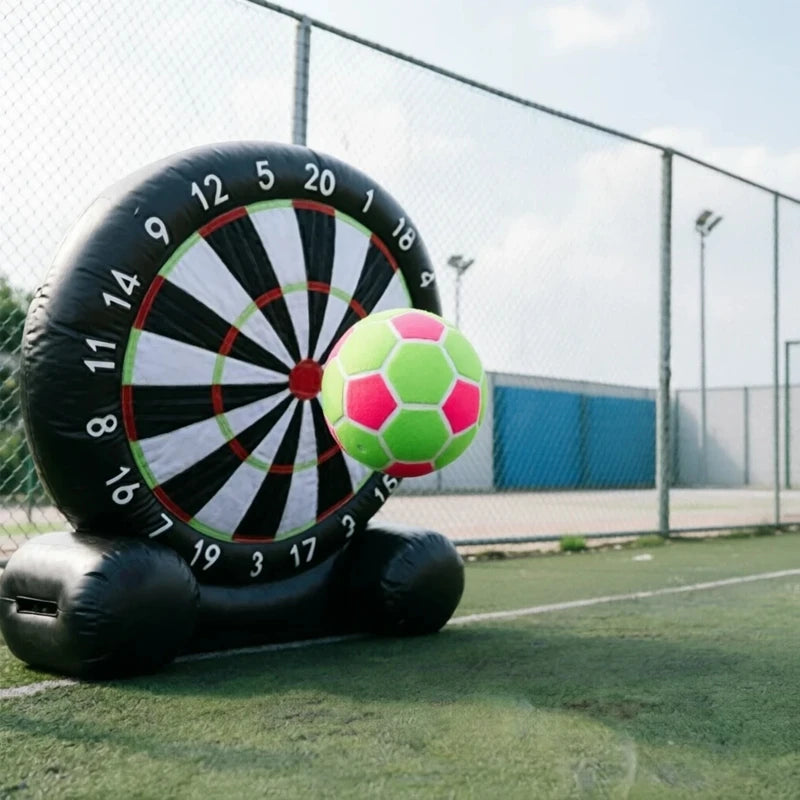 1 PC Sticky Felt Soccer Ball For Foot Kick Dart Games Soccer Darts Outdoor Family Backyard Inflatable Football Target Board Gear