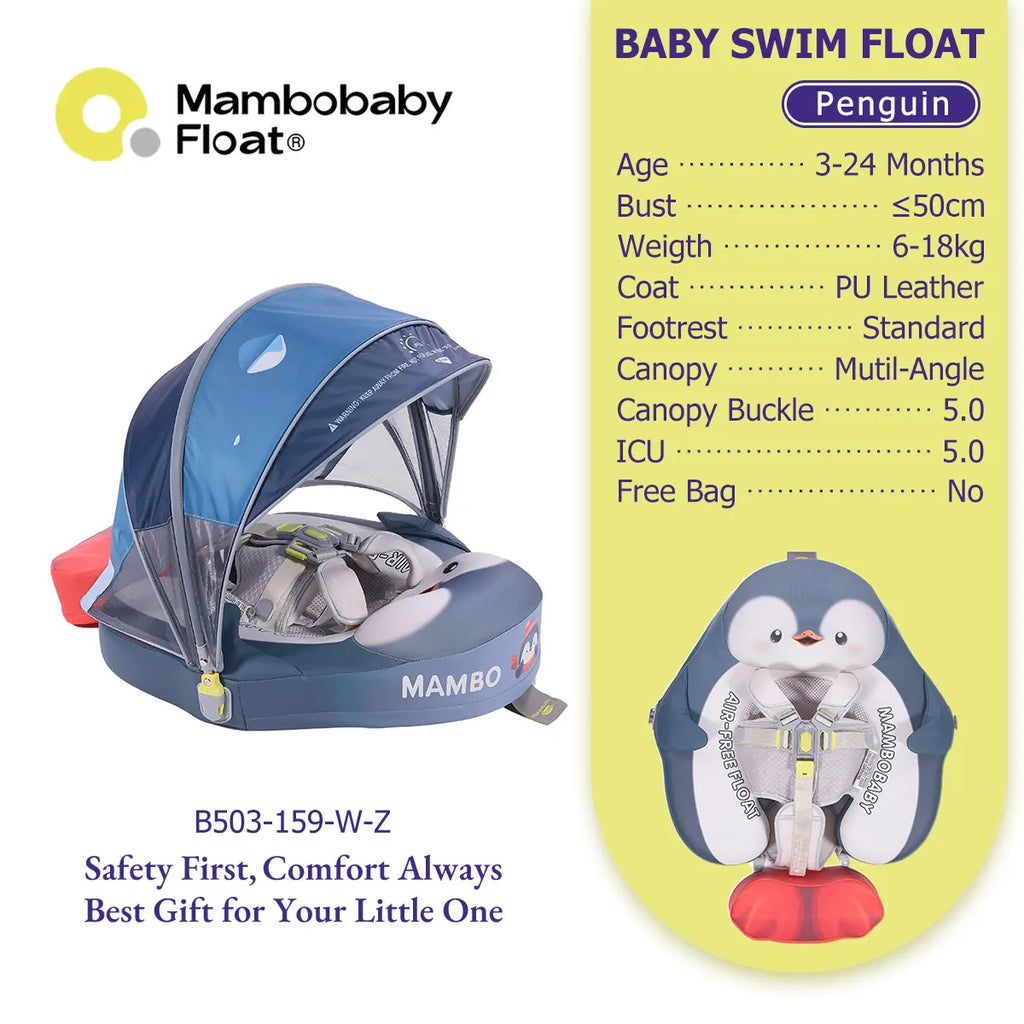 Mambobaby Baby Pool Float Vip 5 Dropshipping Blackproof Pool Mat For Infant Non-Inflatable Natation Buoy With Parasol Beach Toys