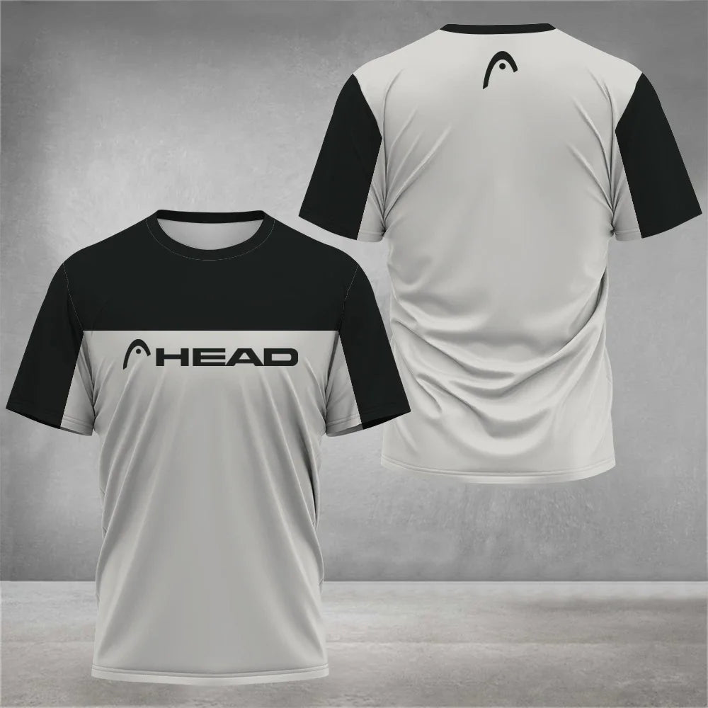 Summer Breathable Mens T Shirt Outdoor Badminton Table Tennis Jersey O Neck Short Sleeve Loose Top New Mountaineering Clothing