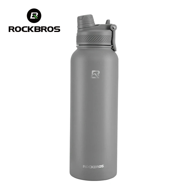 Botella Térmica ROCKBROS – Acero Inoxidable 304 para Deporte y Ciclismo