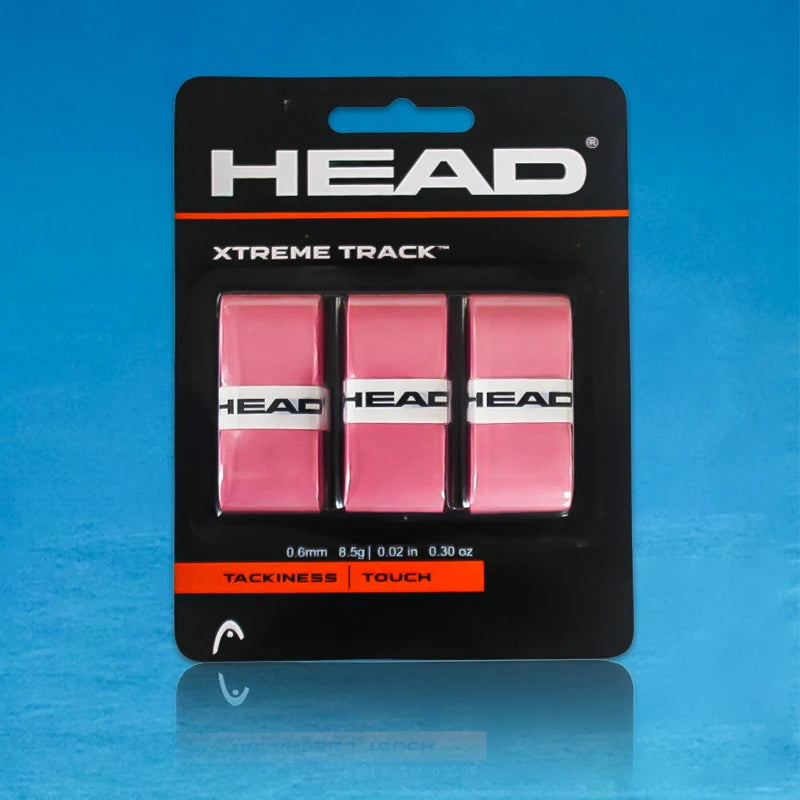 6PCS HEAD Tennis Overgrips Sweatband Absorption Grip Tennis Racket Hand Glue PU Anti-slip Racket Handle Strap Sweat Absorbent
