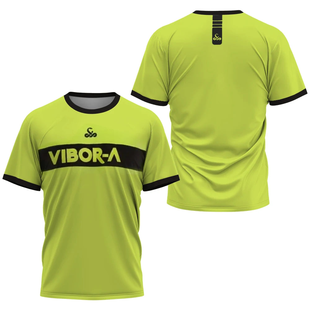 2024 Men's Fashion Breathable Tennis Sportswear Men's Sports Sweat Absorbent Padel Printed Ball Wear Men's Quick Drying T-Shirt