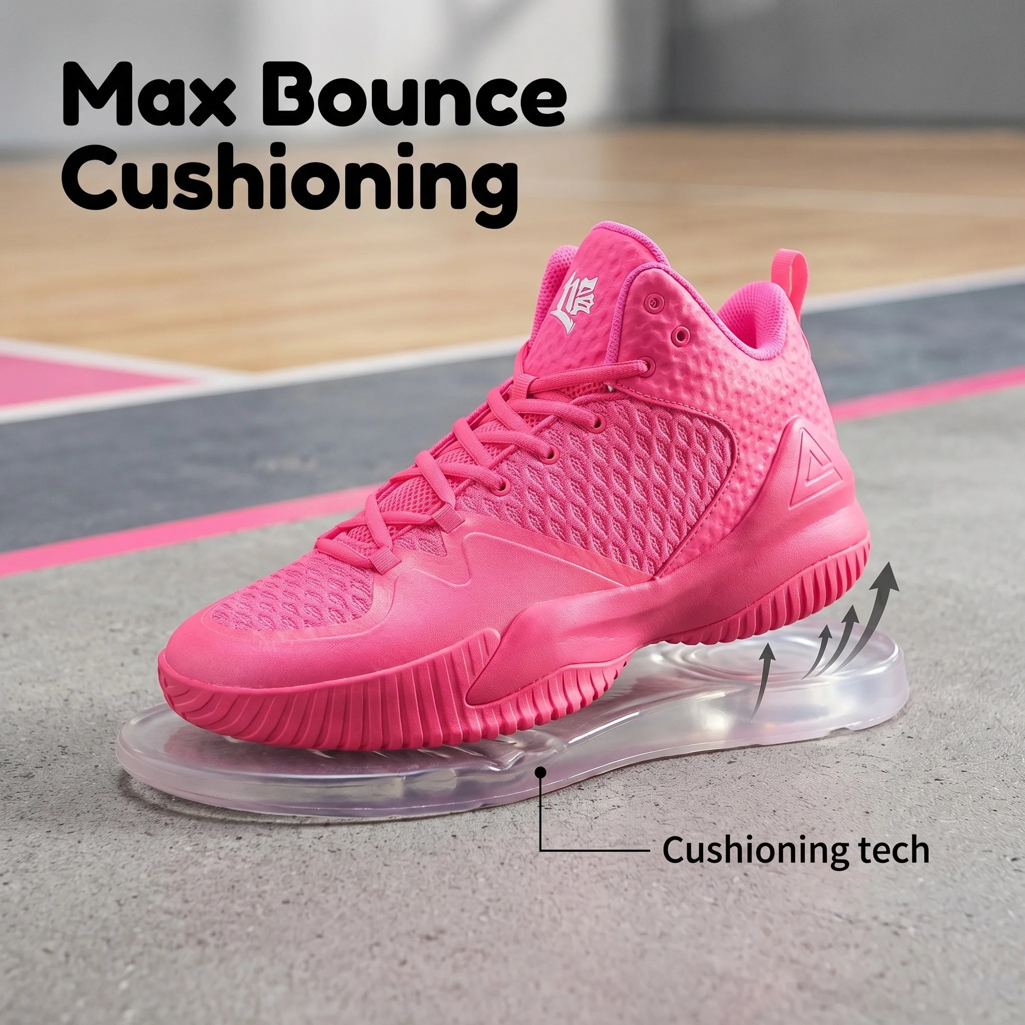 PEAK Lou Williams Basketball Shoes Men Cushion Zapatillas Durable Non-slip Outsole Outdoor Training Sport Sneakers Plus Size