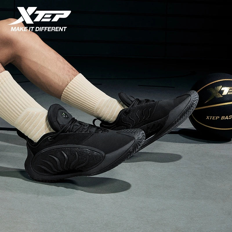 Xtep Sky 2.0 PU Basketball Shoes Sports For Men 2026 Practical Guard Winter New Combat Training Durable Sneakers 874119120009