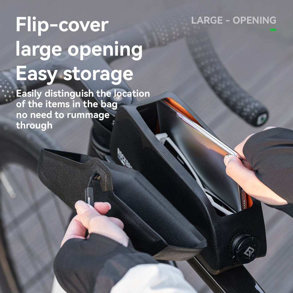 Bolsa de Tubo Superior ROCKBROS – Impermeable y Ligera para Accesorios de Bicicleta