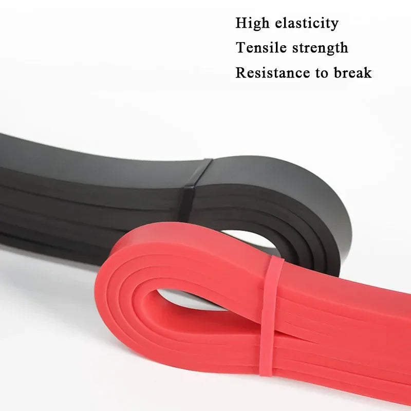 Banda elástica de látex de alta resistencia para ejercicios de dominadas, pilates, fitness, gimnasio en casa y tonificación corporal.
