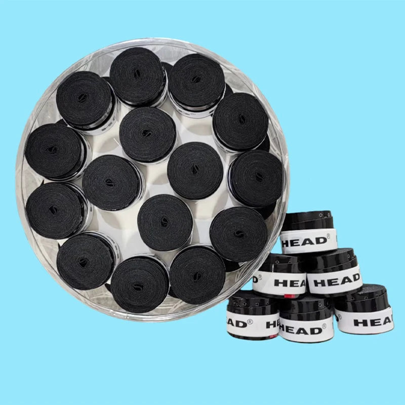 30pcs head Tennis Overgrip Padel Racket head Tenis Grip Tape Anti Slip Training Replacement Sweatband Badminton Accessories