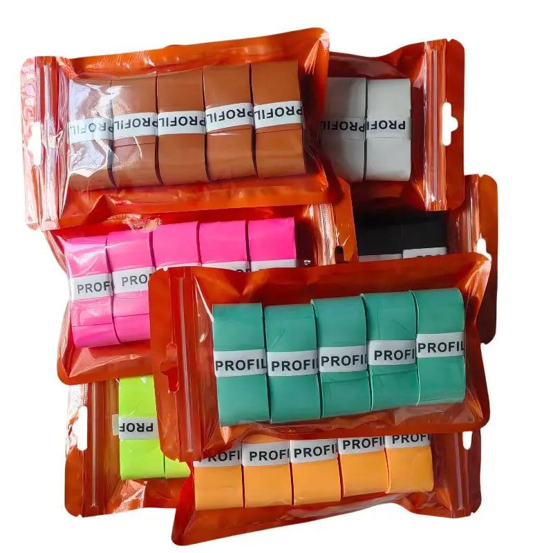 5 Wi1so Packs Tennis Overgrip Tape - Dry Feel, Shock Absorbing & Anti-Slip for Tennis, Badminton, Pickleball Rackets