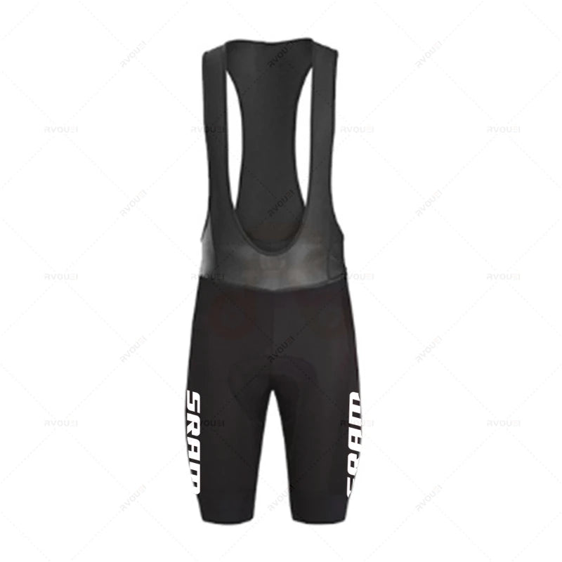 Conjunto de maillot de ciclismo Sram 2023, manga corta, transpirable, para hombre, para verano, MTB, MTB, ropa de ciclismo, uniforme