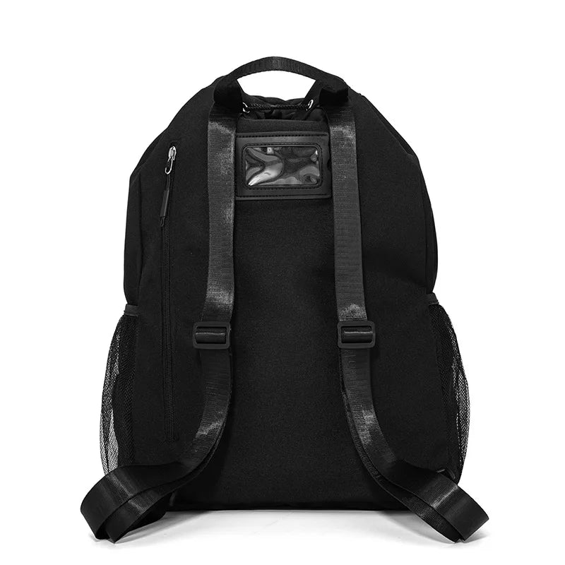 21L Large Capacity Basketball Sports Backpack Waterproof Shoe Compartment Drawstring Storage Bag Men Travel Cycling Camping Bags