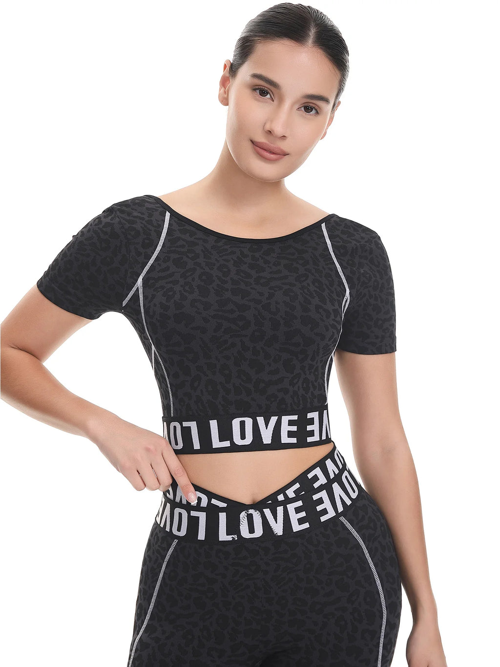 Conjunto Gym y Yoga Mujer 2 Piezas — Leggings + Sujetador Deportivo Sin Costuras