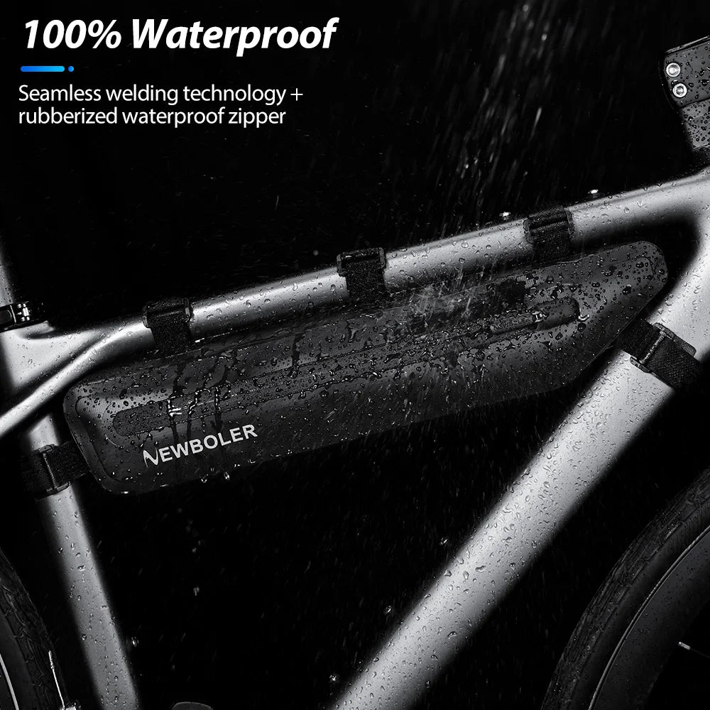 NEWBOLER Bicycle Bags Cycling Top Tube Front Frame Bag Waterproof MTB Road Triangle Pannier Dirtresistant Bike Accessories Bags