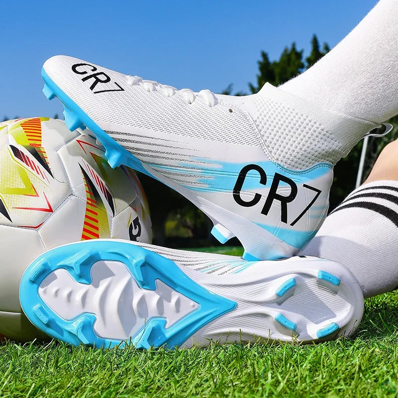 Men Field Football Soccer Cleats Breathable Shock Absorbing Outdoor Training Sports Running Casual Shoes