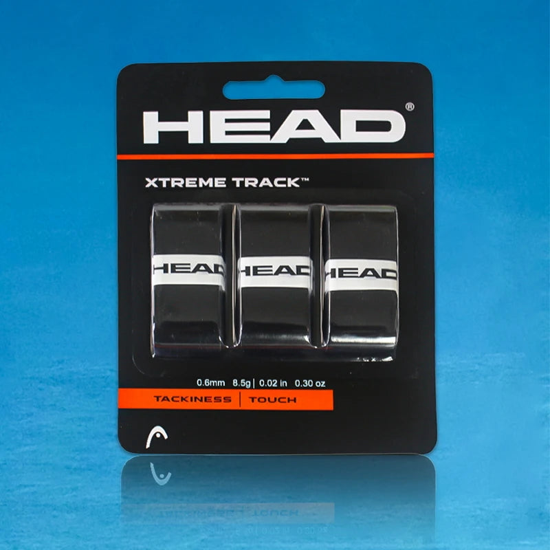 6PCS HEAD Tennis Overgrips Sweatband Absorption Grip Tennis Racket Hand Glue PU Anti-slip Racket Handle Strap Sweat Absorbent